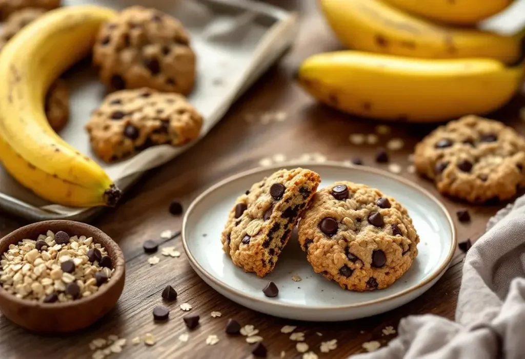 Cookies aux flocons d’avoine : la recette ultra simple sans beurre ni sucre, avec seulement 3 ingrédients healthy