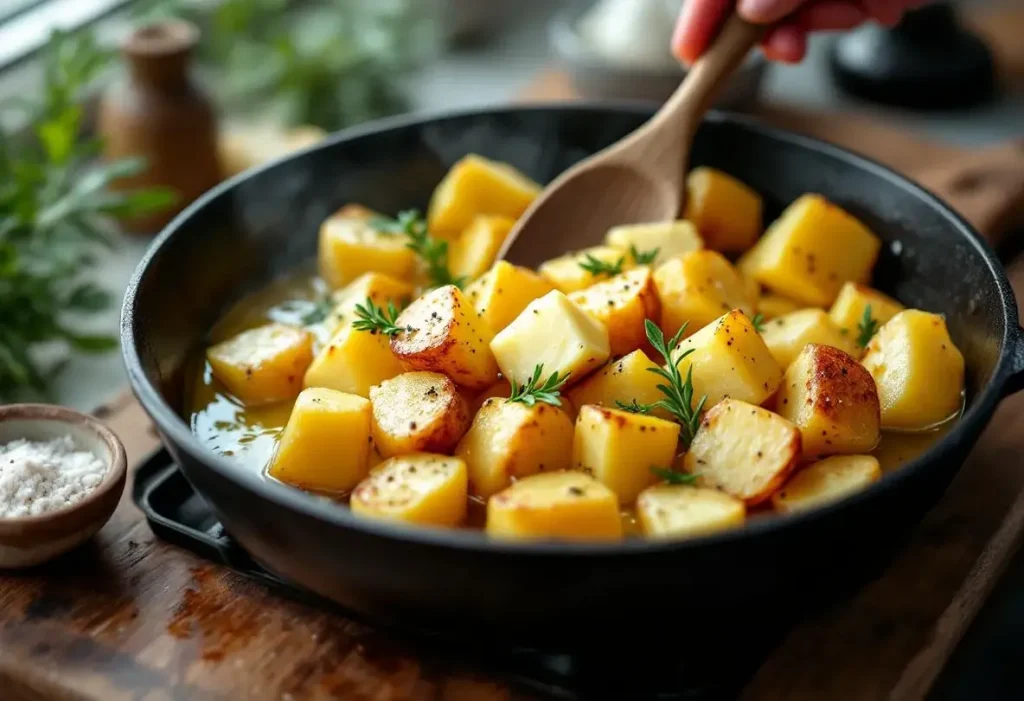 Ajoutez-le aux pommes de terre pendant la cuisson, elles seront encore plus gourmandes, parfumées et ultra moelleuses
