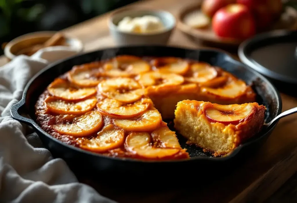 Ce gâteau aux pommes à la poêle va vite devenir votre dessert fétiche, si facile et rapide