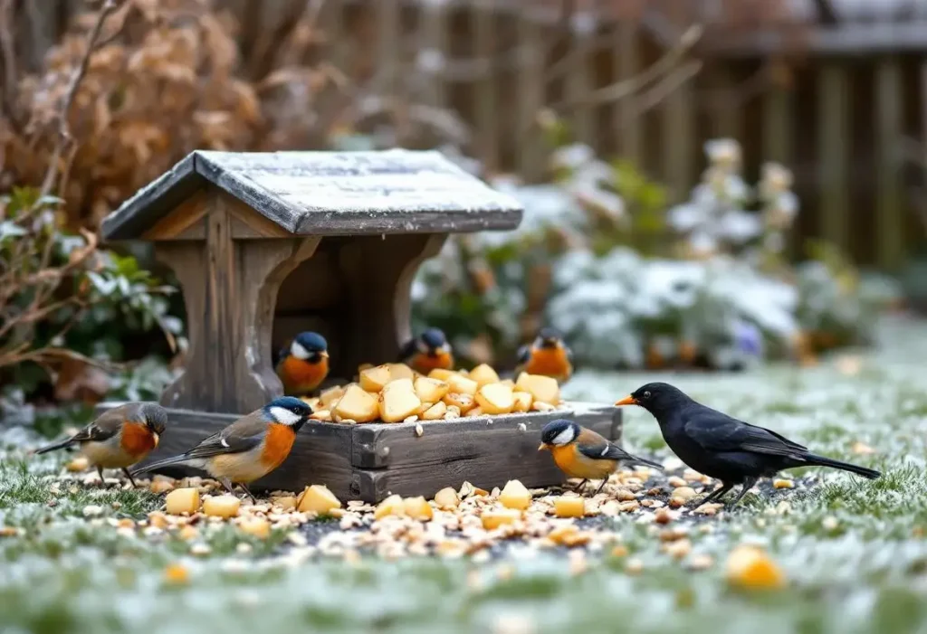 En janvier, ce drôle de reste de repas que les jardiniers britanniques doivent laisser au jardin pour aider les oiseaux du jardin