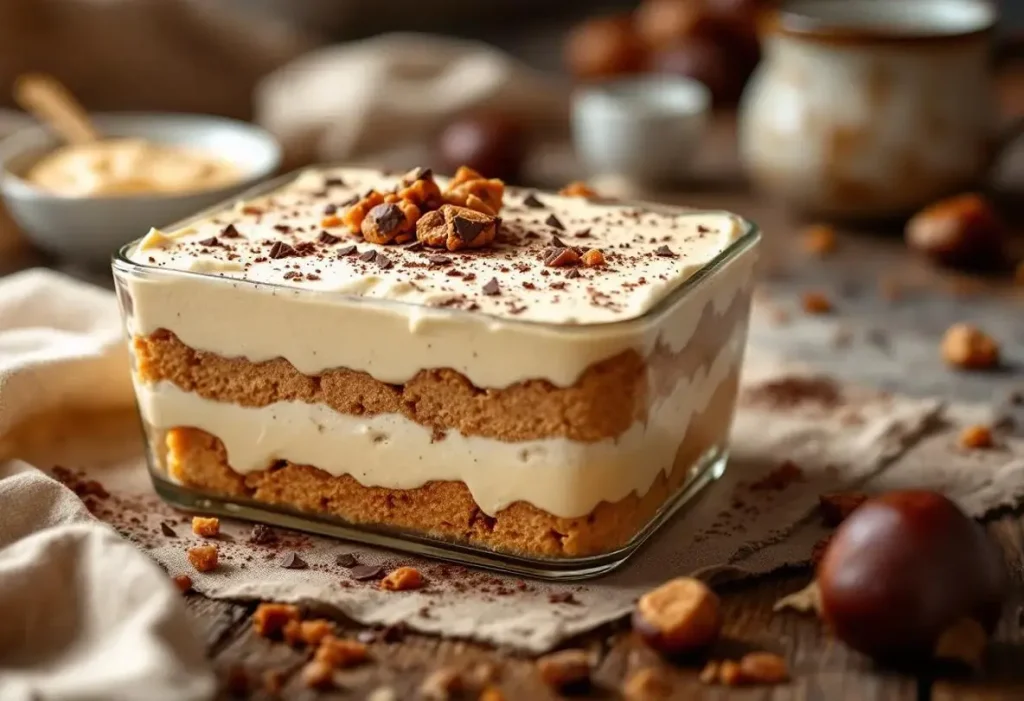 J'ai testé ce tiramisu à la crème de marrons noté 4,7/5 : un pur délice fondant !