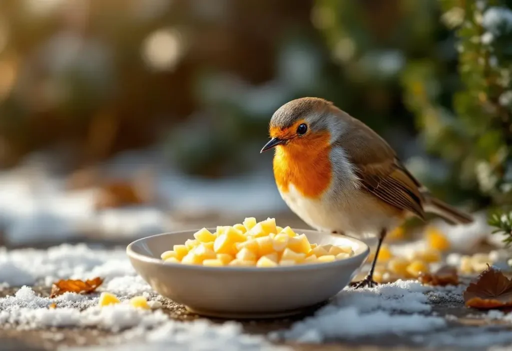Protégez les rouges-gorges de votre jardin : cet ingrédient de cuisine à moins de 50 centimes est indispensable en hiver