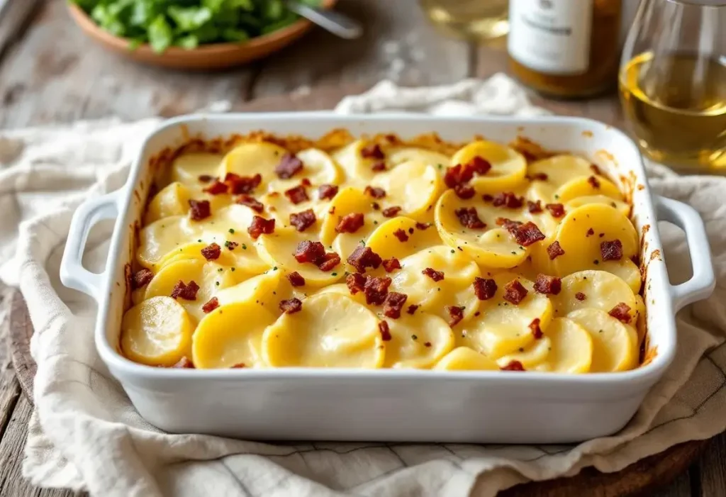 Tartiflette à la cancoillotte : le gratin ultra fondant et plus léger, très facile au four
