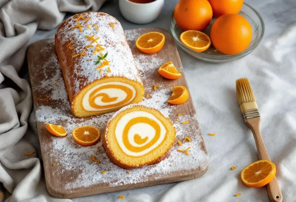 Torta de laranja : le roulé portugais à l’orange, ultra moelleux et prêt en 15 min