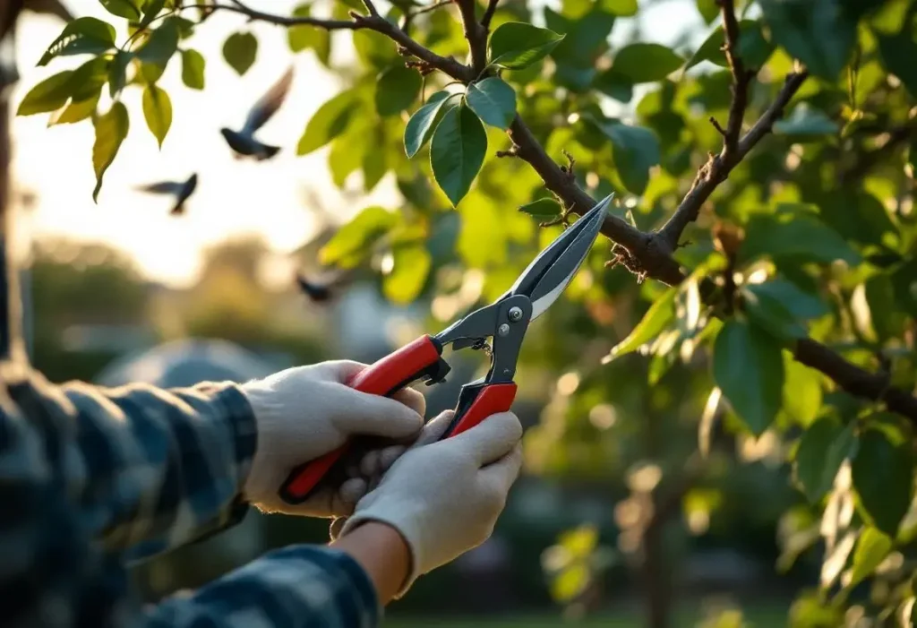 Un geste simple à réaliser sur vos arbres pour que pies et pigeons désertent enfin votre jardin pour de bon