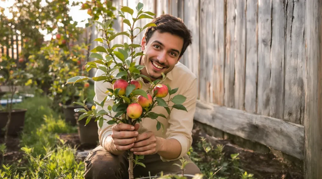 Assez d’attendre 10 ans ? Ces arbres fruitiers à croissance record transforment votre jardin en verger instantané